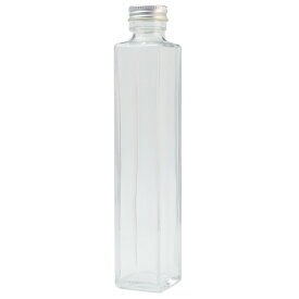 ガラス瓶 角ビンL 200ml ハーバリウム ドライフラワー 角瓶 日本製 保存容器