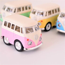 フォルクスワーゲン ファニーワーゲンバス ミニ Little Van (Pastel Color) プルバックカー ミニカー