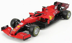 フェラーリ F1 SF21 #55 2021 1/43 Bburago/ブラーゴ カルロス・サインツJr. F1 Ferrari ミニカー 完成品