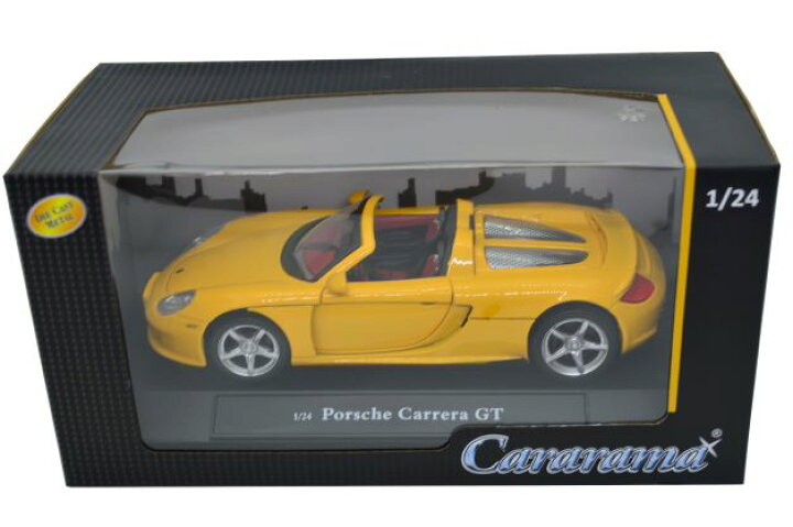 楽天市場】ポルシェ カレラ GT イエロー 1/24 Cararama/カララマ  