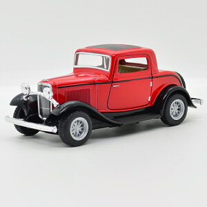 �y���������z1932 �t�H�[�h 3�E�B���h�E �N�[�y 1/34 ���b�h kinsmart �L���X�}�[�g �v���o�b�N�J�[ �~�j�J�[
