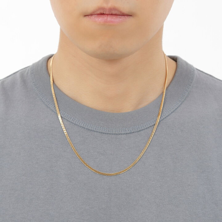 楽天市場】18金 喜平ネックレス 6面 ダブル 10g - 50cm メンズ  