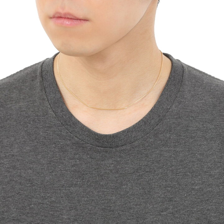 楽天市場】18金 喜平ネックレス チェーン 40cm 2面 細い 幅1.2mm 