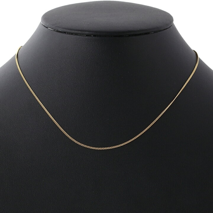 楽天市場】18金 喜平ネックレス チェーン 40cm 2面 細い 幅1.2mm 