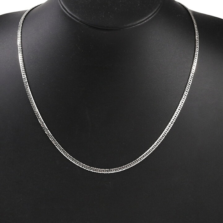 楽天市場】純プラチナ 喜平ネックレス 6面ダブル 20g 50cm メンズ 