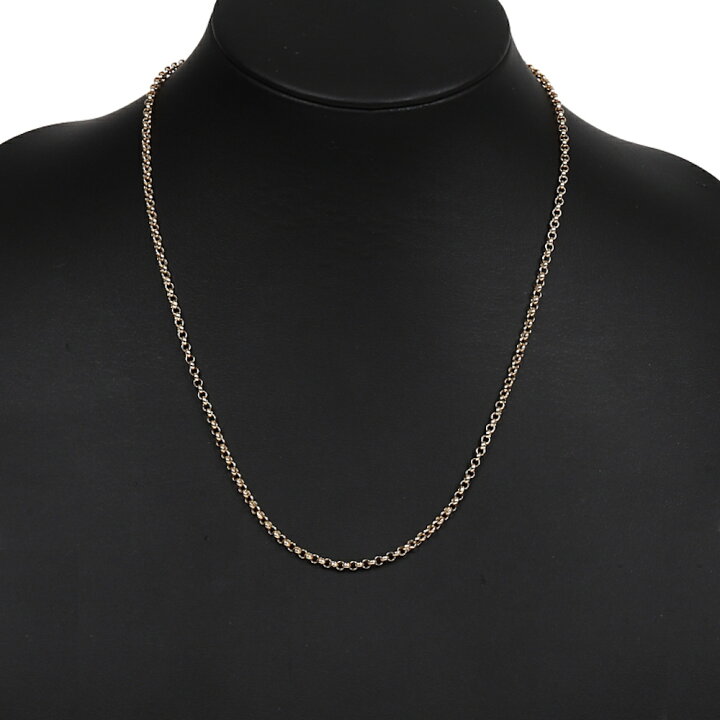楽天市場】18金 ネックレス ロロチェーン 50cm 幅2.6mm 中空 k18 18k 