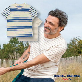 【テール・ド・マラン】 Terre de marins ハイクオリティー Tシャツ 【メンズ】 綿 100％ 半袖 Tシャツ フレンチカジュアル ヨーロピアン デザイン 春 夏