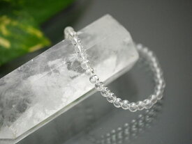 高品質天然本水晶 AAA 4mm ブレスレット 天然石 ポスト投函配送選択可能です