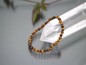 高品質イエロータイガーアイ AAAA 4mm ブレスレット 天然石 ポスト投函配送選択可能です