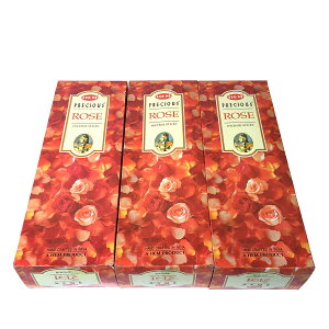 お香 プレシャス ローズ香スティック 卸おまとめプライス3BOX 18箱 HEM Precious Rose インセンス インド香 ネコポス送料無料