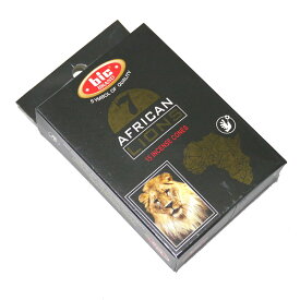 お香 アフリカンライオン香コーンタイプ/BIC AFRICAN LIONS CORN/インセンス/インド香/アジアン雑貨（ポスト投函配送選択可能です/6箱毎に送料1通分が掛かります）