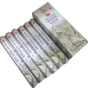 お香 ヘム プレシャス ホワイトセージ香 スティック HEM PRECIOUS WHITE SAGE インセンス インド香 アジアン雑貨 送料無料 6箱 18箱 30箱 60箱セット