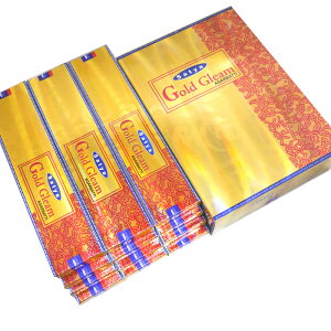 ���� �S�[���h�O���[�����X�e�B�b�N SATYA GOLD GLEAM �C���Z���X �C���h�� �A�W�A���G�� 12���Z�b�g �|�X�g�����z���I���ő������� �����i�����s�ł�