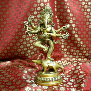 インドの神様ガネーシャの置物 真鍮製の大きなガネーシャです もちろん重量もヘビー級 エスニック アジアン雑貨 ガネーシャ像 ガネーシャ置物 ガネーシャ