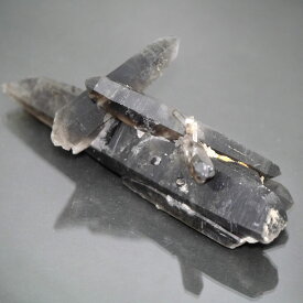 山東省産黒水晶（モリオン/ケアンゴーム）クラスター 1点物 （約441.5g）/ 天然石・置き物