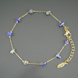 ステンレス製 天然石 ブレスレット サージカルステンレス SUS304 アベンチュリン ラピスラズリ 水晶 カーネリアン ミックス さざれ 金属アレルギー レディース シンプル ゴールド チェーン 大人 アンクレットhappyhour accessory 50020017