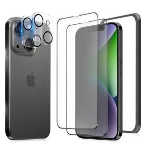 MINIKA�y�A���`�O���A�t�B�����ziPhone14�p�̕ی�t�B�������炳�炢Phone14�K���X�t�B�����A���`�O���A���˖h�~�A�C�t�H��14�t�B�����T���T���w��h�~�S�ʕی썂���x�^�b�`�y�K�C�h�g�t��/�c