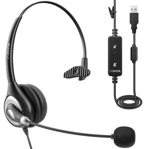 WANTEK�w�b�h�Z�b�gUSB �Ў� �m�C�Y�L�����Z�����O�}�C�N�t���ƃI�����C������L��PC�p�w�b�h�z�� WEB��c�ASKYPE�A�I�t�B�X�A�ݑ�Ζ��A�Ɩ��p�A�����[�g���[�N�A�R�[���Z���^�[�ɓK�p �N�c