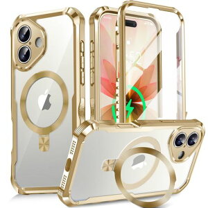 y360°SʕیEX^hEMagsafeΉzKELLCASEiPhone17pP[XʉBX^hECDOcCX[dphone17Jo[ϖh~PCwʃbLop[ČRMILKiϏՌ