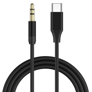 USBType-Cto3.5mm�ϊ��P�[�u��DAC����AUX�ϊ��P�[�u���y�n�C���]�����zPC/�X�}�z/�J�[�X�e���I/�X�s�[�J�[/�I�[�f�B�I�P�[�u���w�b�h�z��/�ȂǂɑΉ�1M(�u���b�N)