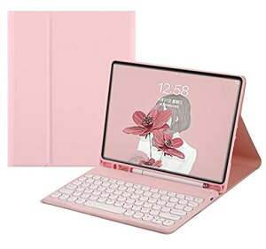 2021�N�^FireHD10Plus/HD10��11����L�[�{�[�h�P�[�X�ی^�L�[�����J���[�L�[�{�[�h�J���t��10.1�C���`�^�u���b�gFireHD10�v���X�ۂ��������L�[�{�[�h�t���J�o�[(�s���N)