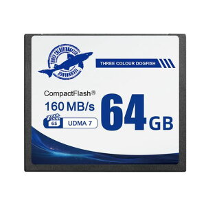 Dogfish CF�J�[�h 64GB �R���p�N�g�t���b�V�� UDMA7
