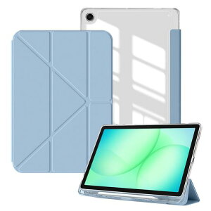 [ToVioc] For Samsung Galaxy Tab A11 2025 / Galaxy Tab A9 2023 �P�[�X 8.7�C���` �P�[�X �J�� ���̓}�O�l�b�g�z�� �蒠�^ ���u&�c�u �p�x�����\ �O�p�`�̍\�� ���芴 ���^ �y��