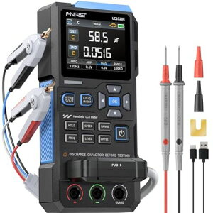 FNIRSI LC1020E LCR���[�^�[ �ő�100kHz�Ή��E4�[�q���� 5�[�q�\�� ��R�E�R���f���T�E�C���_�N�^���� �n���f�B 2.8�C���`TFT�J���[�t���f�B�X�v���C