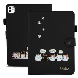 Qribo�ɓK������iPadPro13�C���`�P�[�X2024/2025�V���v���Ȃ̂ɉ����f�U�C���G���{�X���H�L�����ꂵ���C����13.0�C���`�Ή�ipadpro13�C���`�^�u���b�g�P�[�Xipad�v��13�C���`�P�[�XM4/M5