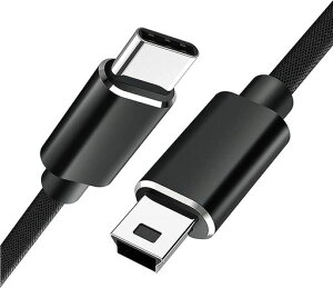 �~�jUSB�P�[�u�� C-miniB�[�q �^�C�vC�I�X - miniB�I�X USB2.0�P�[�u�� �f�[�^�]���Ə[�d���� �f�W�J�� �|�[�^�u��HDD MP3/MP4 GPS�ȂǂɓK�p
