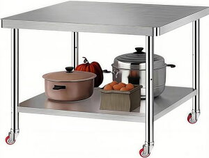 TUIYIDUO�X�e�����X��Ƒ�Ɩ��p������V��90x60cm�A�L���X�^�[�t��360�x��]�É��u���[�L�t���~�[��Ƒ�ۊp�f�U�C���Ԃ���h�~2�i�X�e�����X�e�[�u���L�b�`�����H�X�ƒ�p