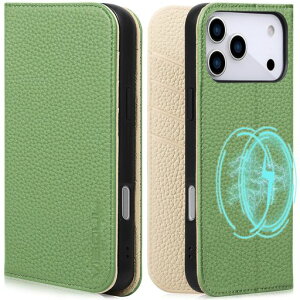 VISOUL IPHONE 17 PRO MAX �Ή� �P�[�X �蒠�^ �{�v �A�C�t�H��17 �v���}�b�N�X �蒠�^�P�[�X MAGSAFE�Ή� �X�}�z�P�[�X ���U�[ �J�[�h���[ �g�уJ�o�[ ���u���X�^���h�@�\�t�� �}�O�l�b�g�� �S�ʕہc