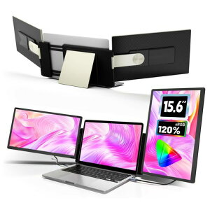 LGGST S6 �g���v�����j�^�[ �|�[�^�u�����j�^�[ 15.6�C���` FHD 1080P IPS�p�l�� ���O���\�f�B�X�v���C�݌v 235°��]�Ή� �m�[�g�p�\�R���g���\ �}���`�^�X�N������ �v���O�A���h�v���C