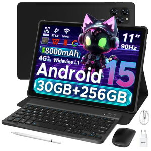 �y11�C���`Android15�^�u���b�g�zDOOGEEG6�Z�b�g�Ń^�u���b�g11�C���`30GB+256GB+2TBTF�g��90HzIPS����WidevineL1Netflix�Ή���F��13MP/5MP�J����8�R�ACPU