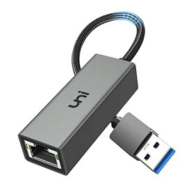 USB LAN 変換アダプター USB3.0 [1000MBPS高速通信] SWITCH対応 UNIACCESSORIES 有線LANアダプター アルミ製 ギガビット イーサネットアダプタ MACBOOK/XPS/THINKPAD/SURFACE対応