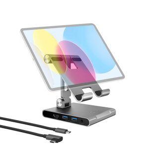 j5createJTS224USB-C4K607in1�h�b�L���O�^�u���b�g�X�^���h4K@60HDMIUSB-C100WPDUSB-Ax2SD�J�[�h���[�_�[iPadProiPhone15/16ProSamsung