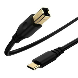 USBBtoC�v�����^�[�P�[�u��USB�P�[�u��Type-CtoType-B�P�[�u�����ϋv���I�[�f�B�IDAC�~�L�T�[MIDI�L�[�{�[�h�d�q�s�A�mDJ�R���g���[���v�����^�[�X�L���i�[FAX�}�V���ȂǂɓK�p1.8M
