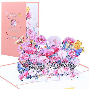 �}�}�̒a�����J�[�h���b�Z�[�W�J�[�h�t��HAPPYBIRTHDAY�o�[�X�f�[�J�[�h�Ԃ̃|�b�v�A�b�v�o�[�X�f�[�J�[�h���a�����p���̑�l��e�A�搶�̒a�����������s���N�̉�(18cm*13cm)