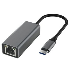 TYPE C TO RJ45 有線LANアダプタ USB-C 有線LANアダプター 1000MBPS 高速イーサネット通信 SWITCH USB TYPE C 有線LANアダプタ 中継 USB 3.0 TO RJ45 ギガビットイーサネット タイプC