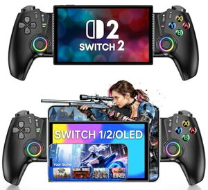�X�}�z�R���g���[���[Switch2/Switch/OLED/IOS/Android�ɑΉ�200mm�L�k�^�u���b�gRGB���C�g�}�N���@�\XboxCloud/SteamLink/GeForceNow/CallofDuty�Q�[���ȂǑΉ�