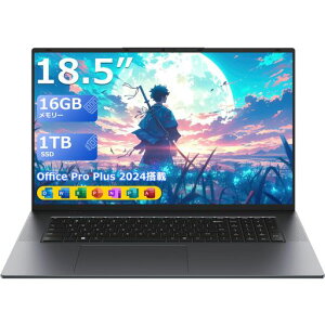 HYPERSTRIX 18.5�^ �m�[�g�p�\�R�� Core m3 �ő�3.4GHz 16GB ������ 1TB SSD Office���� �p�\�R�� Win 11 Pro�Ή� 18.5�C���` FHD IPS�t�� Wi-Fi5 BT5.0 USB