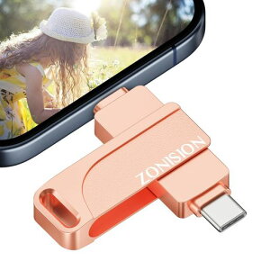 ZONISION128GBUSB�������X�}�z�p�A�v���s�v����iphone�o�b�N�A�b�v3in1iphone�f�[�^�ۑ�Type-C/iOS/USB�Ή�1Phone/Pad/Android/�^�u���b�g/PC�Ή�