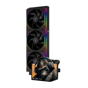 TR Thermalright Levita Vision 360 ARGB Black AIO CPU����N�[���[�AAM5/Intel
