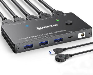 KVM�X�C�b�`1���j�^�[2�R���s���[�^�[4K@144Hz8K@60Hz�AHDMIUSB3.0KVM�X�C�b�`�AUSB3.0�|�[�g3�A�L�������R���A�d���A�_�v�^�[�AUSB3.0�P�[�u���t��