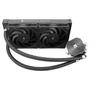 THERMALRIGHT Frozen Edge 240 Black AIO�E�H�[�^�[�N�[���[�A�t��CPU�N�[���[�A2x120mm PWM�t�@������V�X�e���A2150RPM�����t�@���AAMD / AM4 / AM5&Intel