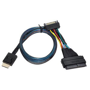 ���C���{�[�hSSD�pCABLECC OCULINK SFF-8611 SFF-8639 NVME PCIE PCI-Express SSD�P�[�u��