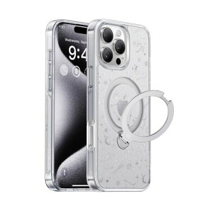 �y�ŐV�g�����h�E360°��]�X�^���h�zCASEKOOiPhone16Pro�p�P�[�X�N���A�€�������ČRMIL�K�i�t�B�b�g��MagSafe�Ή��ő�25W�}���[�d�Ή����c�����p�x���ݒ������͑ϏՌ����ϋv�����b�v�z�[���t��