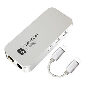 LAMSCATLC7100USB-CポータブルDACアンプEQ調音アプリ個性化4.4mm/3.5mm32bit/768kHzハイレゾダブルDAC内蔵CS43198C-Cケーブル付きイヤホンアンプWindows/Mac