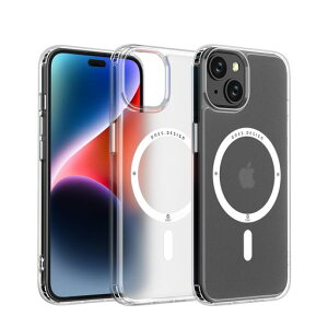 ONES艶消し・透明iPhone13mini超強磁性MagSafe対応ハードケース米軍MIL規格エアバッグ超耐衝撃レンズ保護画面保護「高靭性強化PC保護板?高弾性衝撃吸収・シリコンバンパー」Qiワイヤレス充電…