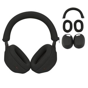 Adhiper 3�Z�b�g �P�[�X�J�o�[ Sony WH-1000XM5 �w�b�h�z���p �C���[�p�b�h�J�o�[/�C���[�J�o�[/�w�b�h�o���h�J�o�[/�w�b�h�o���h�N�b�V�����v���e�N�^�[ �ϊ����\�t�g�V���R���w�b�h�z���A�N�c